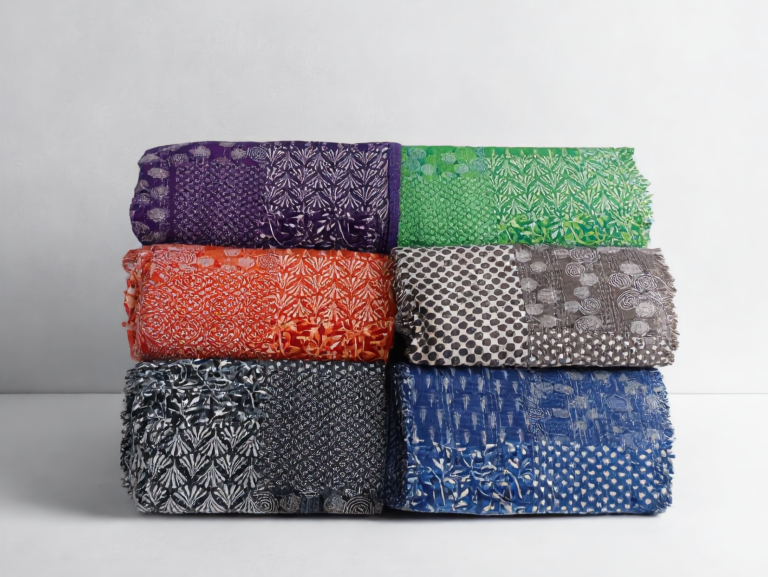 Kantha Bedcover Quilt