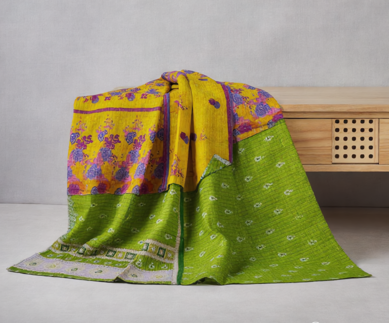 Vintage Kantha Throw